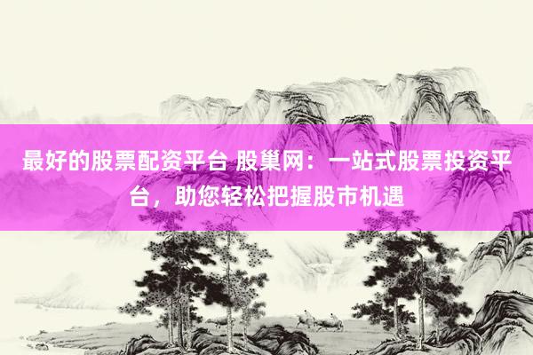 最好的股票配资平台 股巢网：一站式股票投资平台，助您轻松把握股市机遇