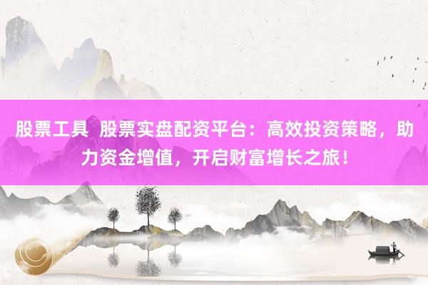 股票工具  股票实盘配资平台：高效投资策略，助力资金增值，开启财富增长之旅！